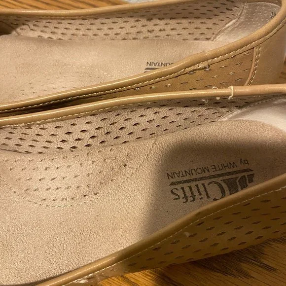 Cliffs by White Mountain Tan Slip on Flats - Picture 7 of 10